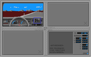 Autorennen atari screenshot